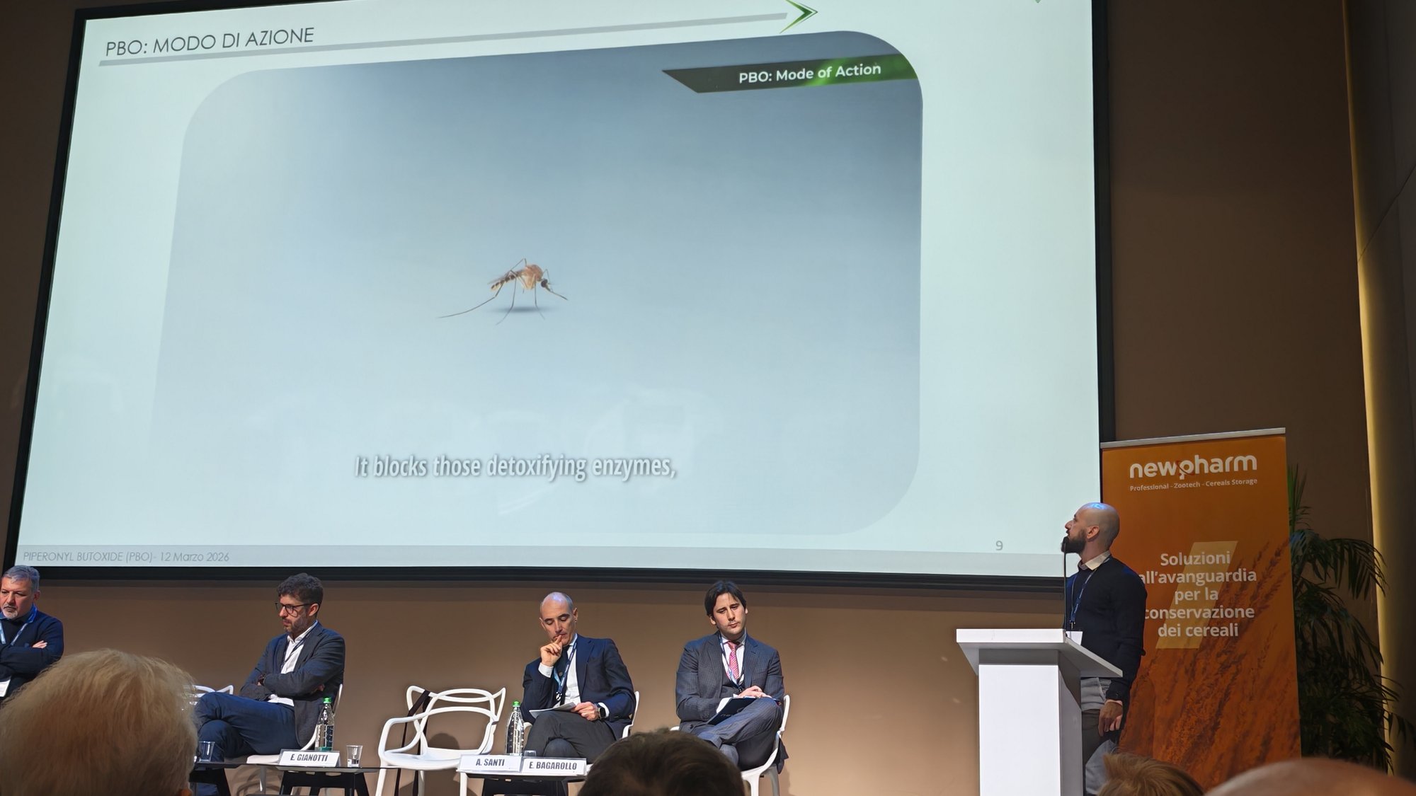 Elia Gianotti at the Newpharm Cereals Forum 