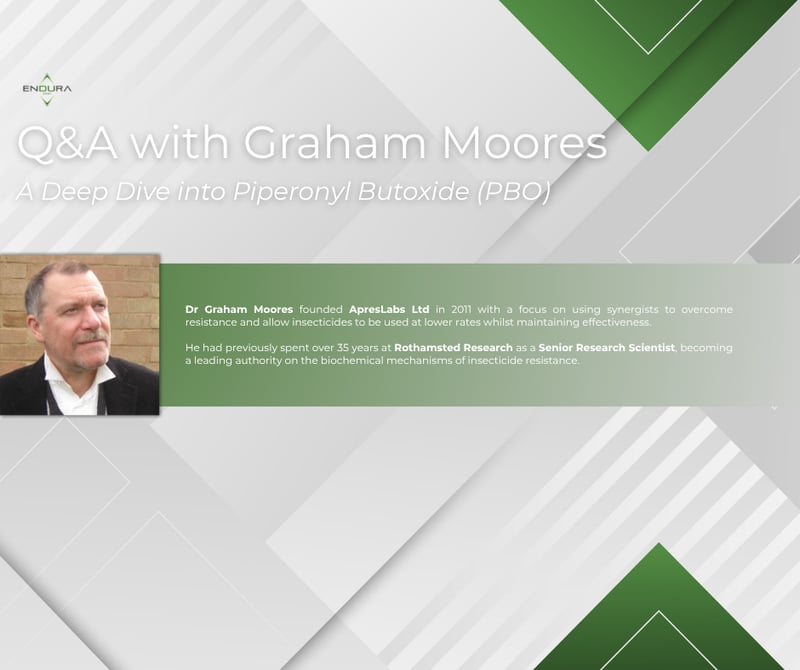 Q&A with Graham Moores: A deep dive into Piperonyl Butoxide (PBO)
