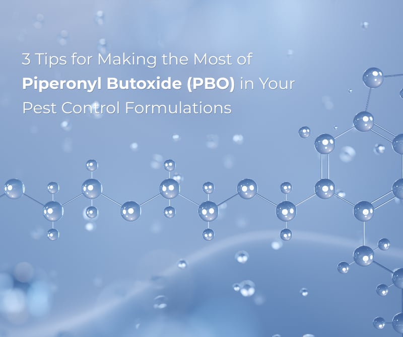 3 Tips for Making the Most of Piperonyl Butoxide (PBO) in Your Pest Control Formulations