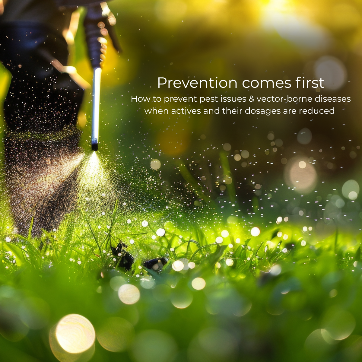 How to prevent pest issues & vector-borne diseases when actives and their dosages are reduced